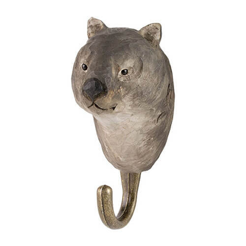 Hand Carved Hook - Wombat