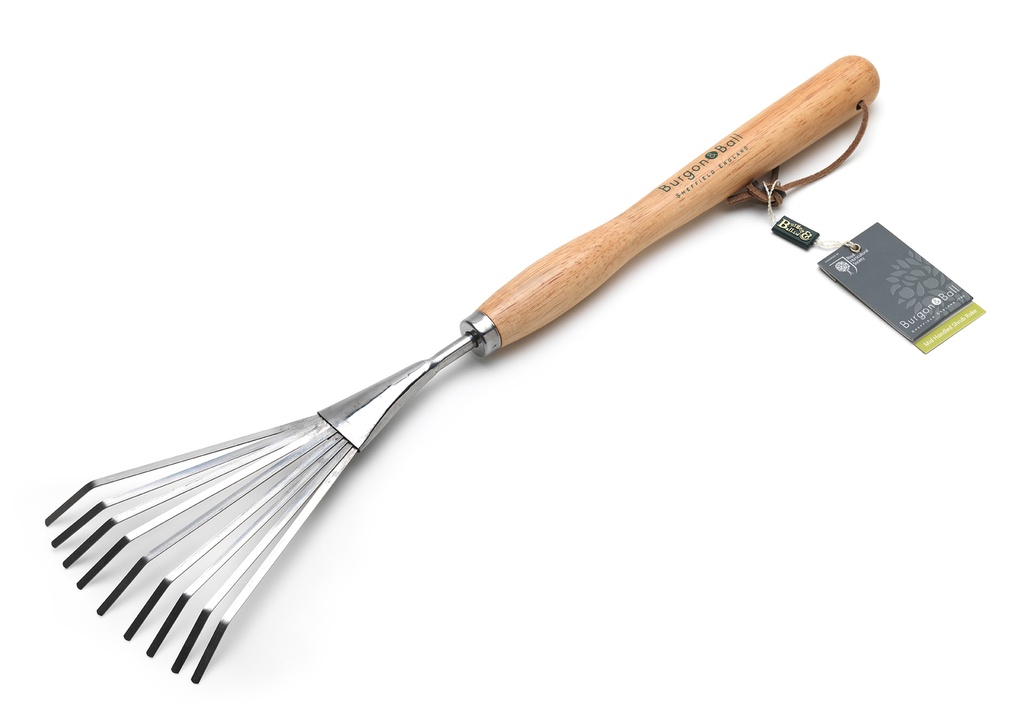 RHS Stainless Mid Handled Shrub Rake