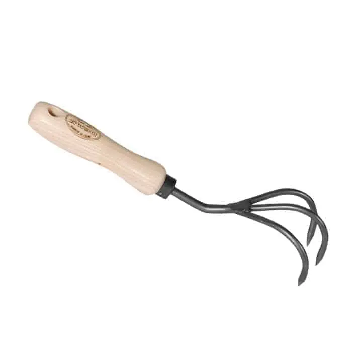 DeWit 3-Tine Cultivator - Ash Handle 140mm