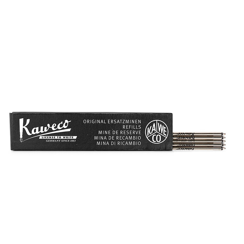 Kaweco - D1 Soul Ballpoint Refill - Suits Retractable SPORT - Pack of 5 - Black