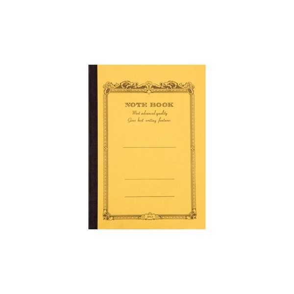 Apica Classic Notebook B7 Lined - Mustard