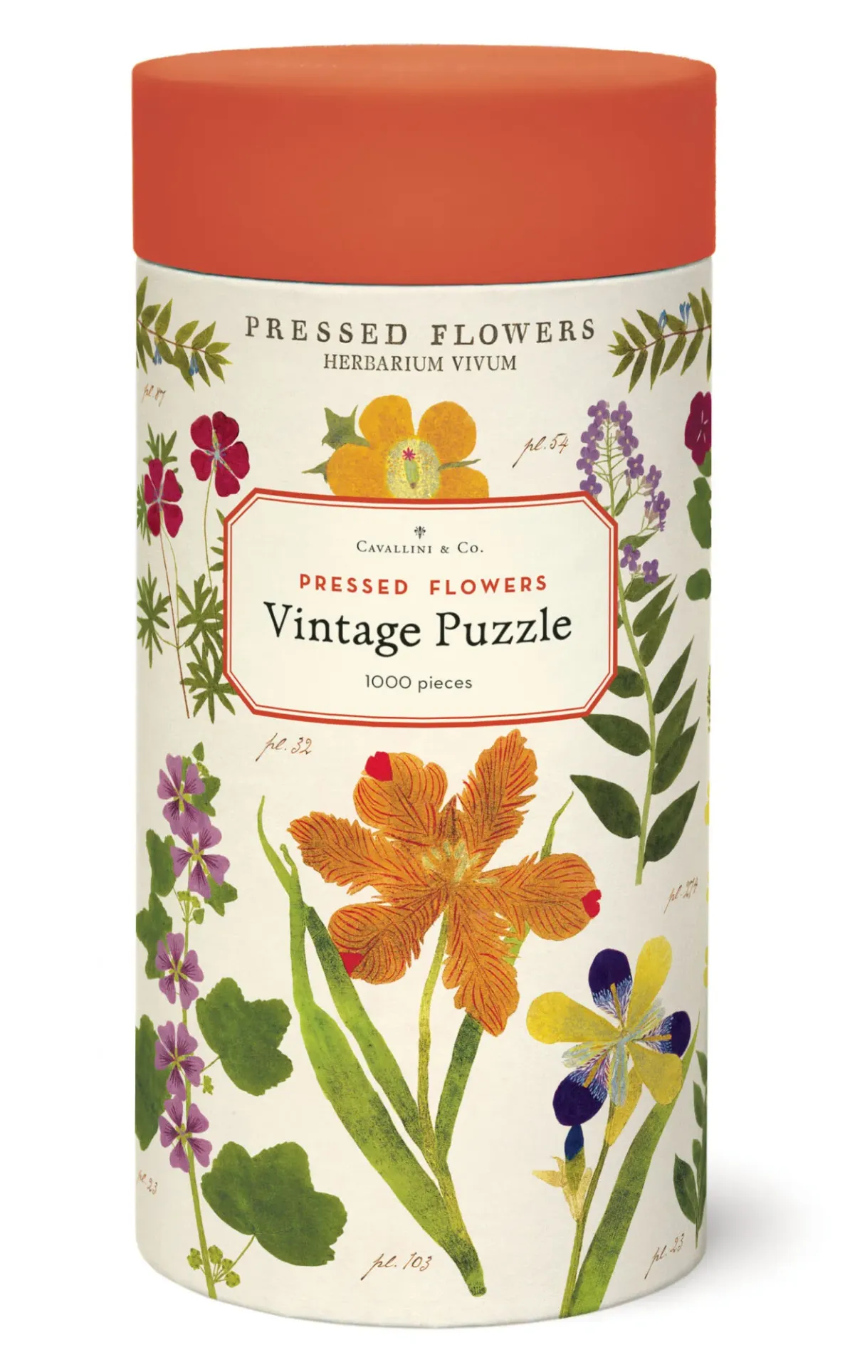Vintage Puzzle (1000pc) - Pressed Flowers