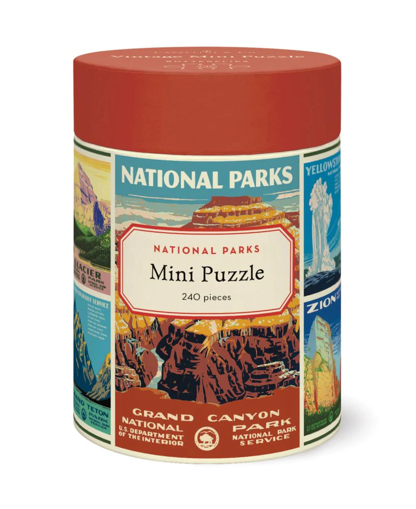 Vintage Puzzle - 240 Pc Mini Puzzle National Parks