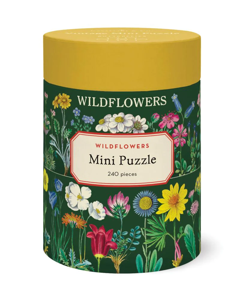 Vintage Puzzle - 240 Pc Mini Puzzle Wildflowers