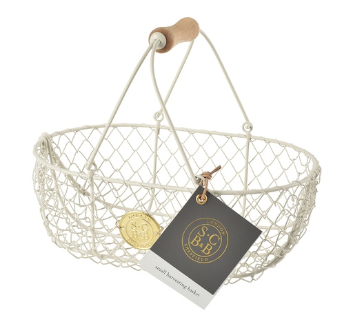 [GSC/BASKSMBMILK] Sophie Conran - Harvesting Basket (Buttermilk, Small)