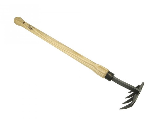 [3992] DeWit 4-Tine Weed Claw 480mm Drop Grip Handle