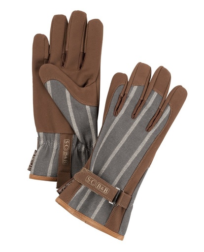 [GSG/GLOVETICGREY] Sophie Conran - Everyday Gloves Grey Ticking