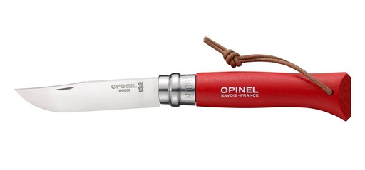 [3123840017056] Opinel No.08 Trekking - Red