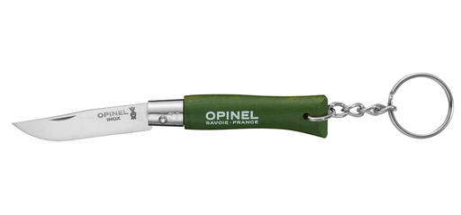 [2535] Opinel No.04 Keyring - Dark Green