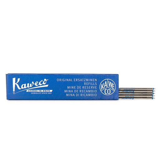 [KW-10000368] Kaweco - D1 Soul Ballpoint Pen Refill - Suits Retractable SPORT Pens - Pack of 5 - 1.0mm - Blue