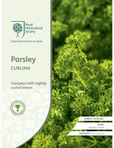 [4138]  RHS Seeds - Parsley Curlina