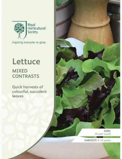 [4160] RHS Seeds - Mixed Contrasts Lettuce