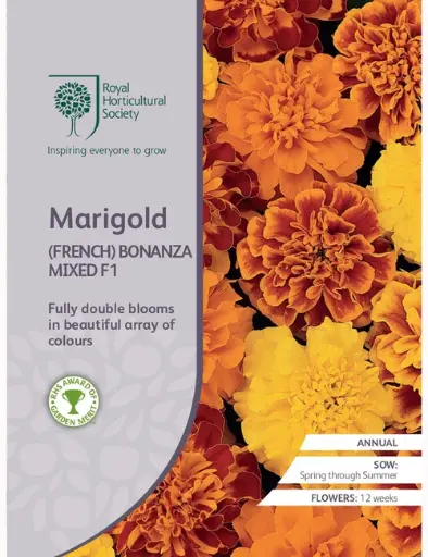 [4185] RHS Seeds - Marigold Bonanza F1 Mixed