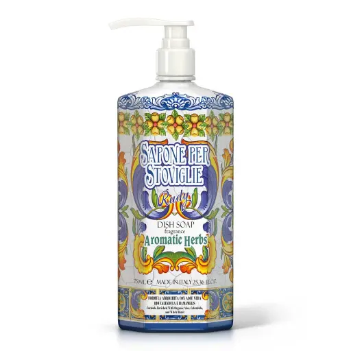 [RU3753] Rudy Herb Fragranced Dishwashing Liquid Soap (750ml)