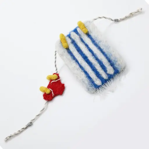 [ORNCLOTHESLINE] Aussie Clothesline - Handmade Felt Ornament