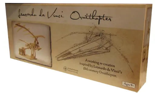 [6704] Da Vinci Ornithopter Wooden Kit